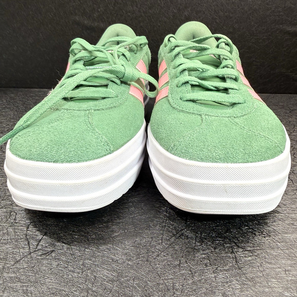Adidas VL Court Bold Preloved Green Pink Size 8 - Picture 5 of 15